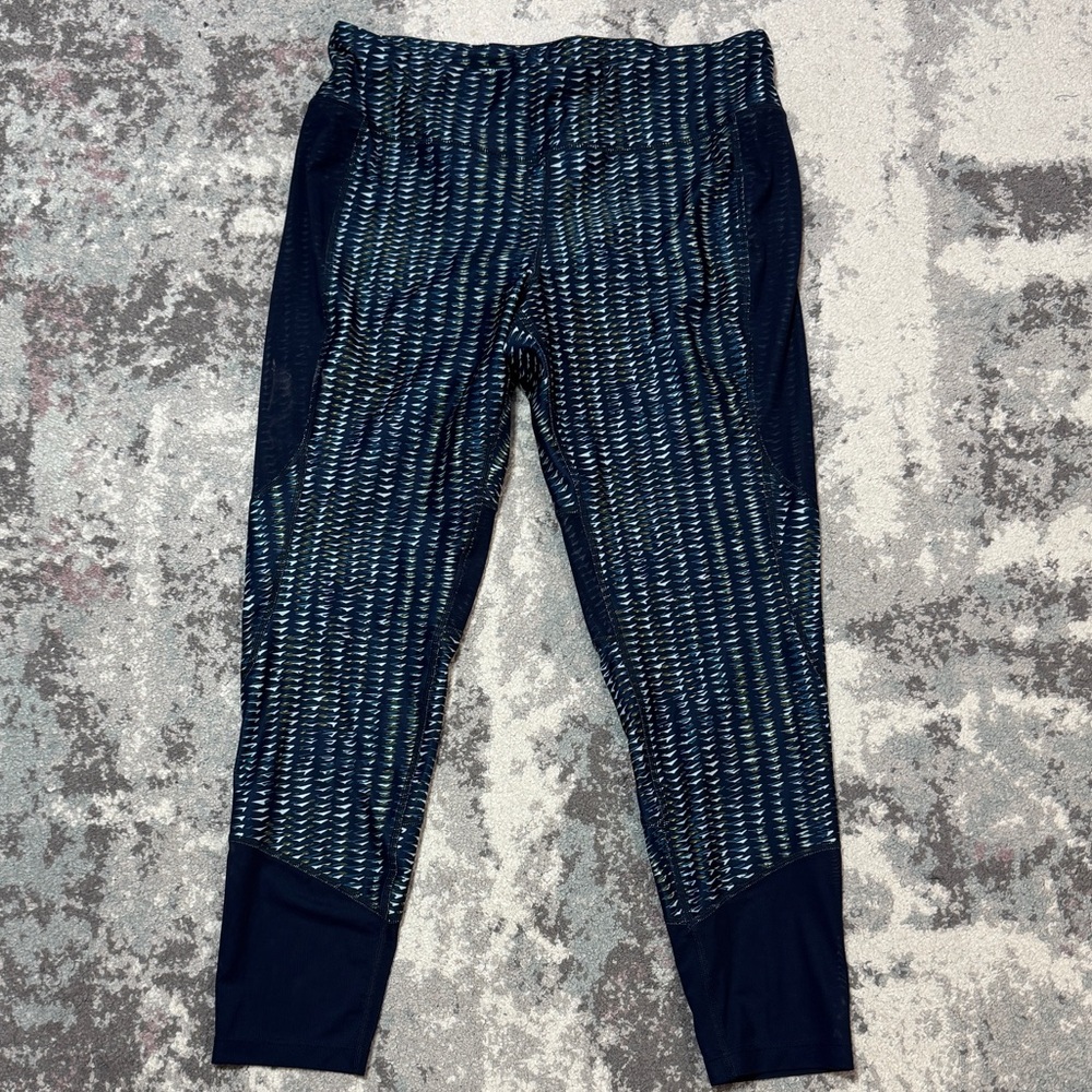 Athletic Works Navy and Teal Women’s Leggings